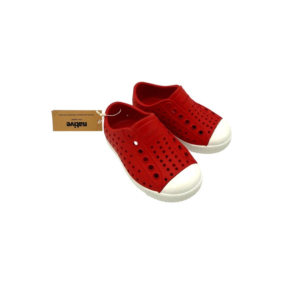 New! Native Jefferson Child Shoes - Torch Red - c5 (toddler 5)